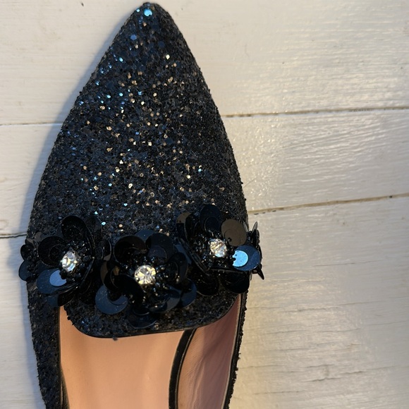 Kate Spade Black Sequin Women's Mules - Picture 2 of 4